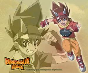 Puzzle de Max Taylor, el protagonista principal de Dinosaur King o Dino Rey