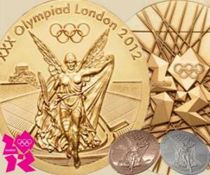 Puzzle de Medallas de Londres 2012
