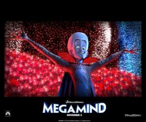 Puzzle de Megamind o Megamente es el supervillano más brillante del mundo