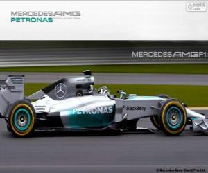 Puzzle de Mercedes AMG F1 W05 - 2014 -
