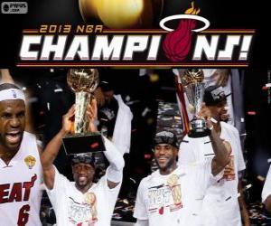 Puzzle de Miami Heat Campeón 2013 NBA