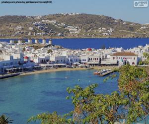 Puzzle de Mikonos, Grecia