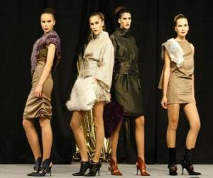 Puzzle de Modelos en la pasarela