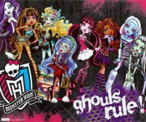 Puzzle de Monster High – Ghouls Rule