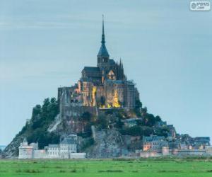 Puzzle de Monte Saint-Michel, Francia