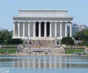 Puzzle de Monumento a Lincoln, Washington, Estados Unidos