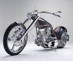 Puzzle de Motocicleta Chopper
