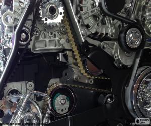 Puzzle de Motor de coche