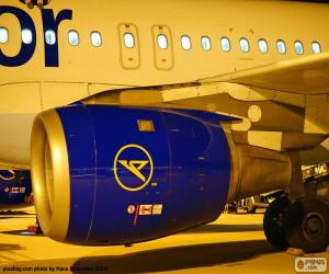 Puzzle de Motor de un avión