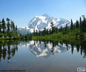 Puzzle de Mount Shuksan, Washington