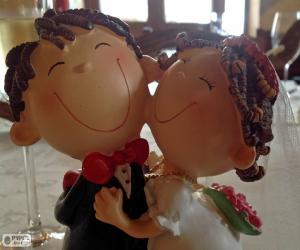Puzzle de Muñecos de boda