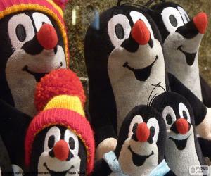 Puzzle de Muñecos de Krtek