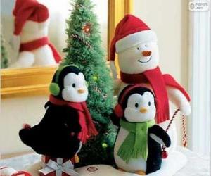 Puzzle de Muñecos navideños