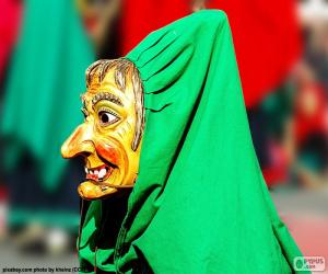 Puzzle de Máscara de bruja