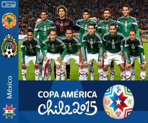 Puzzle de México Copa América 2015