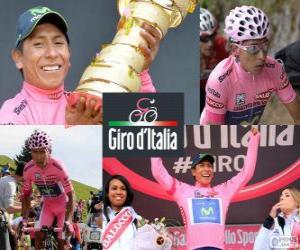 Puzzle de Nairo Quintana, Giro 2014