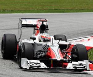 Puzzle de Narain Karthikeyan - HRT - Sepang 2011