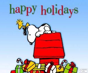 Puzzle de Navidad Snoopy