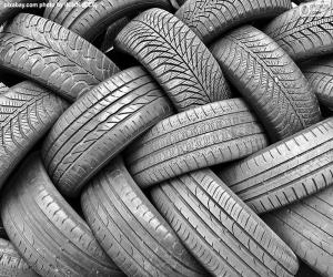 Puzzle de Neumáticos de Automóviles