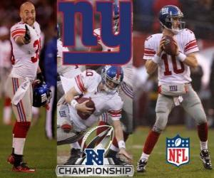 Puzzle de New York Giants campeón de la NFC 2011