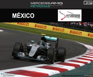 Puzzle de Nico Rosberg GP México 2016