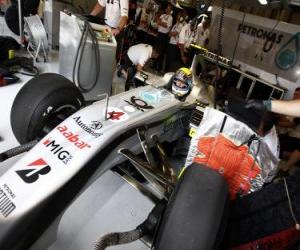 Puzzle de Nico Rosberg - Mercedes - Estambul 2010