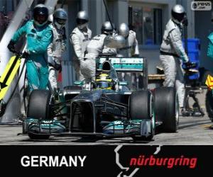 Puzzle de Nico Rosberg - Mercedes - Nurburgring, 2013