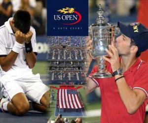 Puzzle de Novak Djokovic Campeón US Open 2011