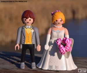 Puzzle de Novios de Playmobil