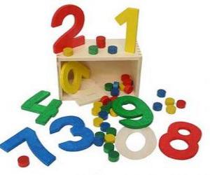 Puzzle de Numeros de madera