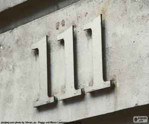 Puzzle de Número ciento once