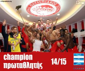 Puzzle de Olympiacos FC campeón 14-15