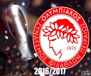 Puzzle de Olympiacos FC campeón 16-17