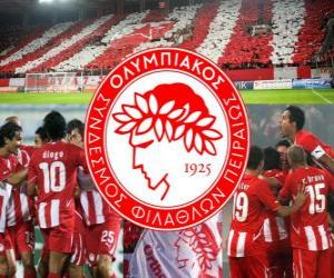 Puzzle de Olympiacos FC del Pireo, equipo griego de futbol