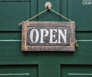 Puzzle de Open, abierto