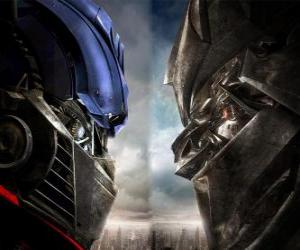 Puzzle de Optimus vs Megatron