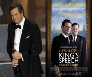 Puzzle de Oscars 2011 - Colin Firth mejor actor por El discurso del rey