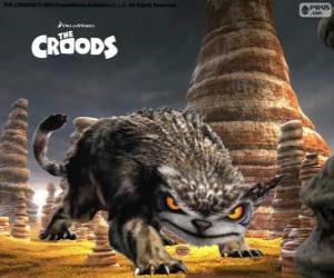 Puzzle de Oso Búho, un animal nocturno que es una mezcla entre el oso y el búho