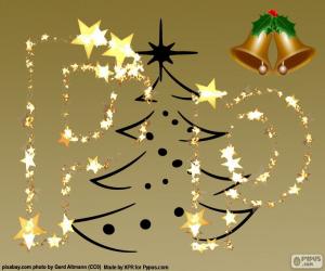 Puzzle de P una letra Navideña