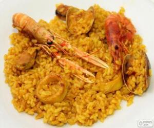 Puzzle de Paella de marisco