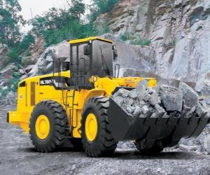 Puzzle de Pala cargadora en la cantera