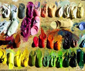 Puzzle de Paleta de colores