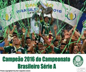 Puzzle de Palmeiras, campeón Brasil 2016