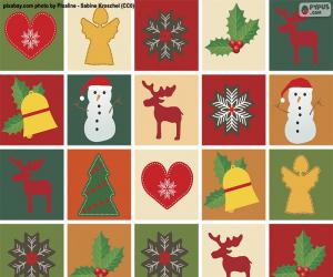 Puzzle de Papel de motivos navideños