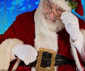 Puzzle de Papá Noel observado