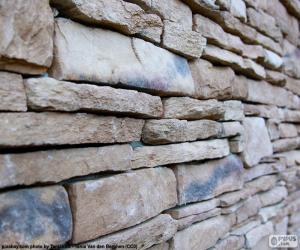 Puzzle de Pared de piedra natural