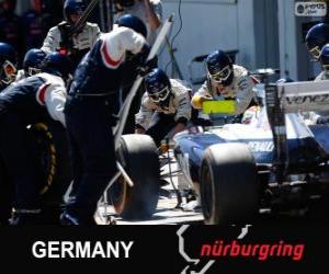 Puzzle de Pastor Maldonado - Williams - Nurburgring, 2013
