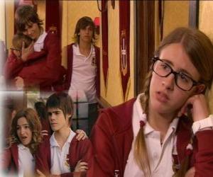 Puzzle de Patito con Bruno y Antonella con Matías