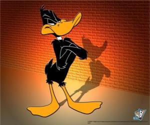 Puzzle de Pato Lucas o Daffy Duck de los Looney Tunes
