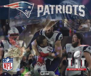 Puzzle de Patriots, Super Bowl 2017